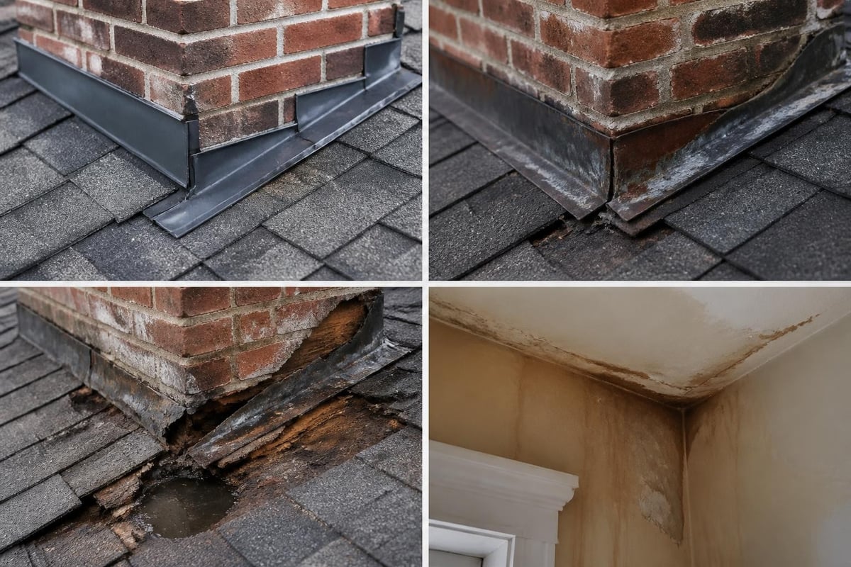 Chimney and roof damage warning signs