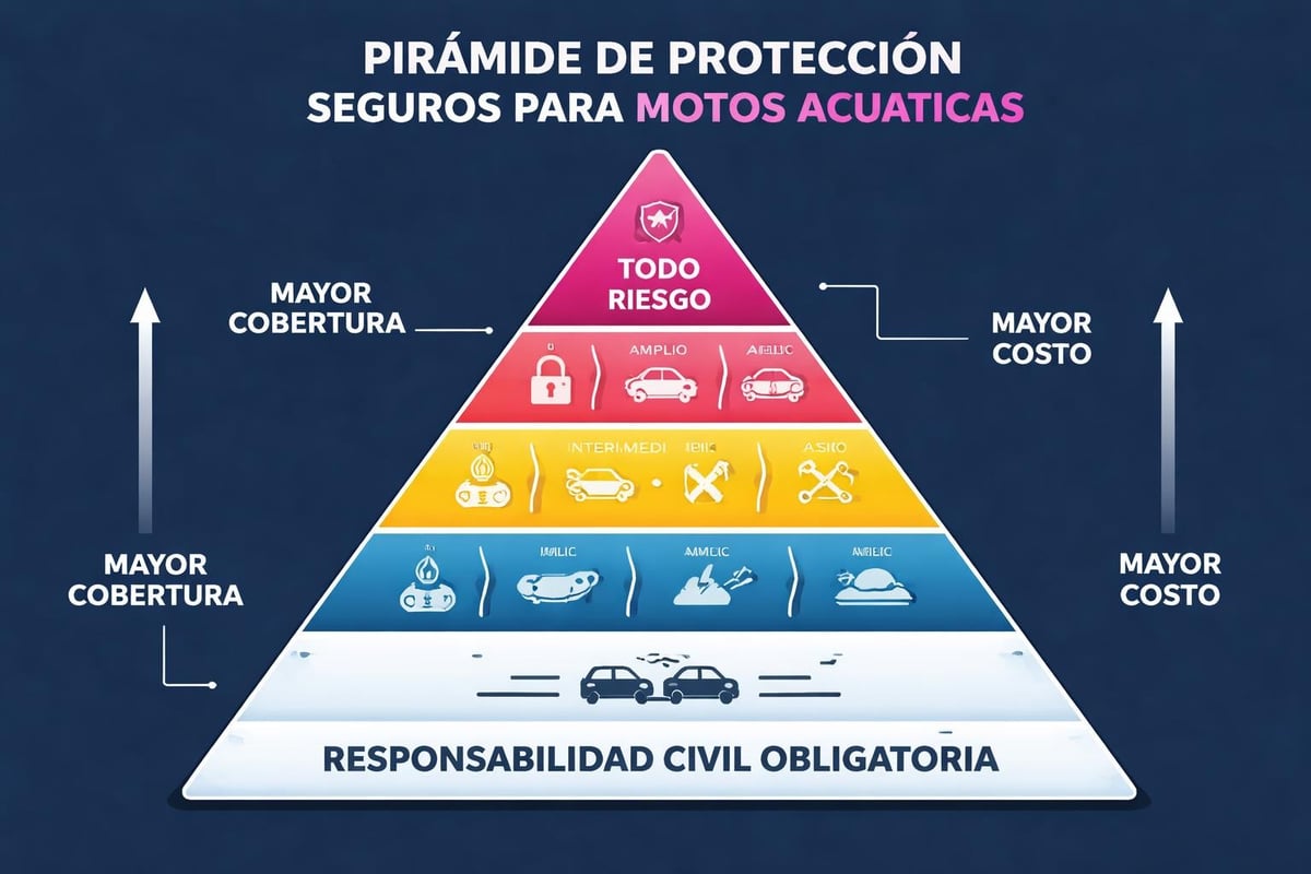 Seguro para Moto de Agua: Guía Completa 2026 2 Niveles cobertura seguros náuticos