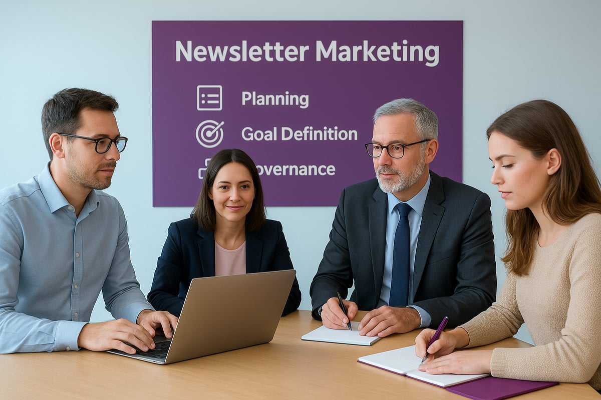 Schritt 1: Zieldefinition und Governance im Newsletter-Marketing