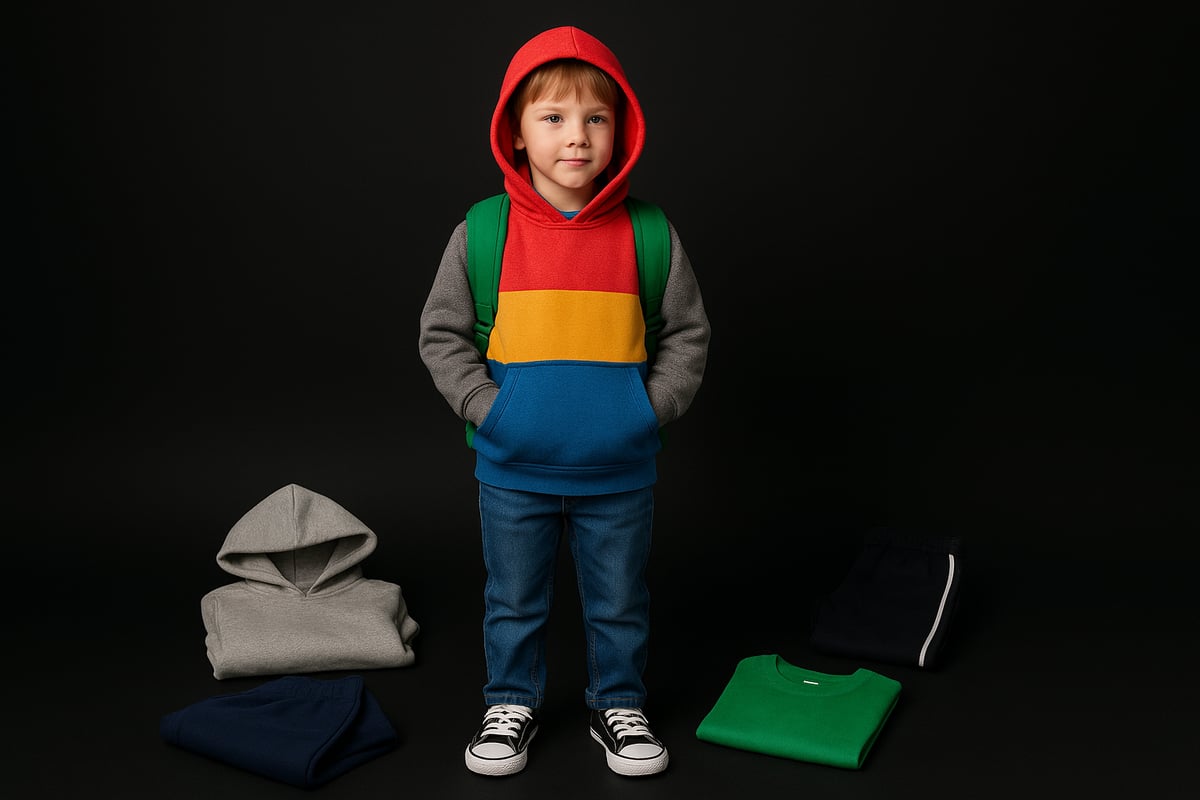 Lasten Hupparin Yhdistäminen Muiden Vaatteiden Kanssa