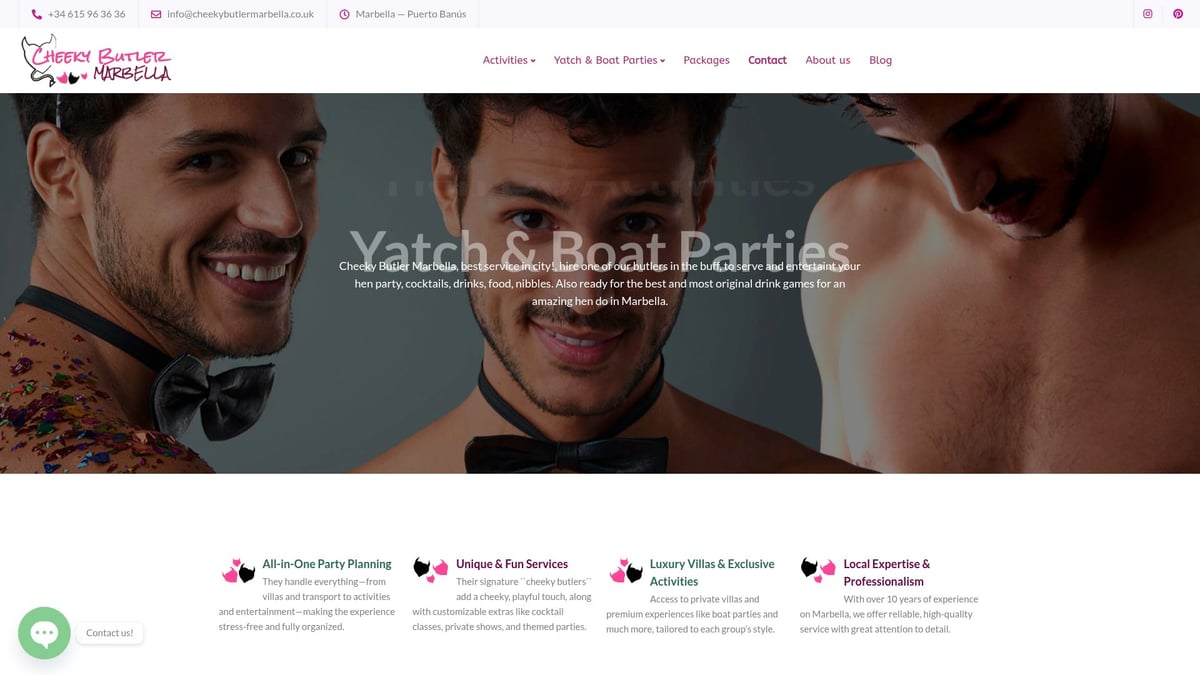 12 Marbella Hen Do Ideas for an Unforgettable 2026 Celebration - Cheeky Butler Experience