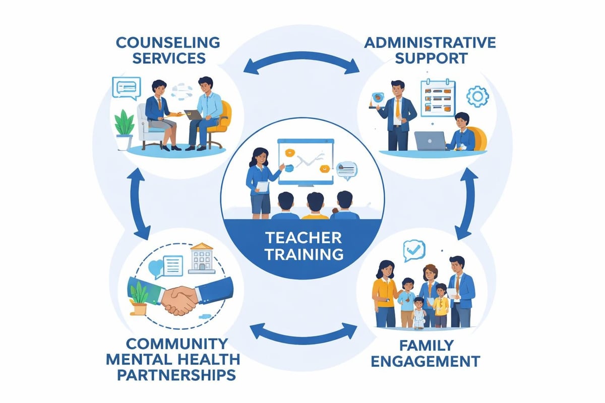 School-wide mental health support structure
