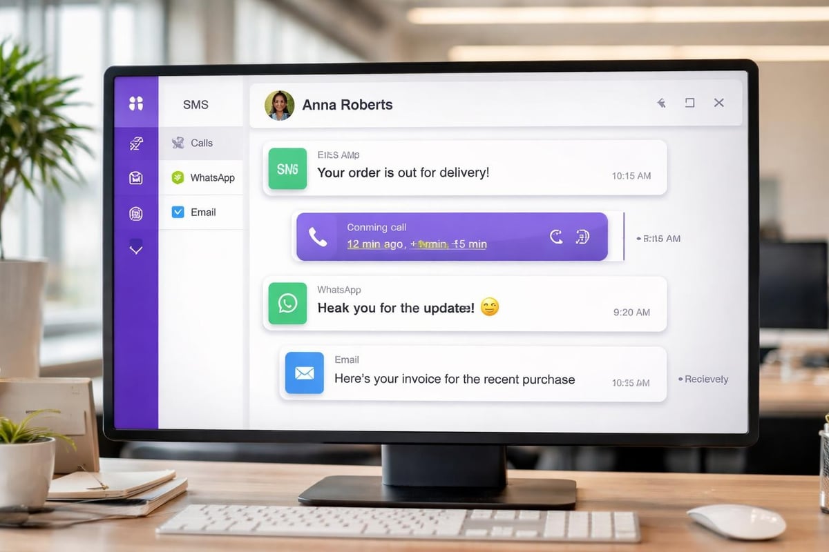 Omnichannel messaging dashboard