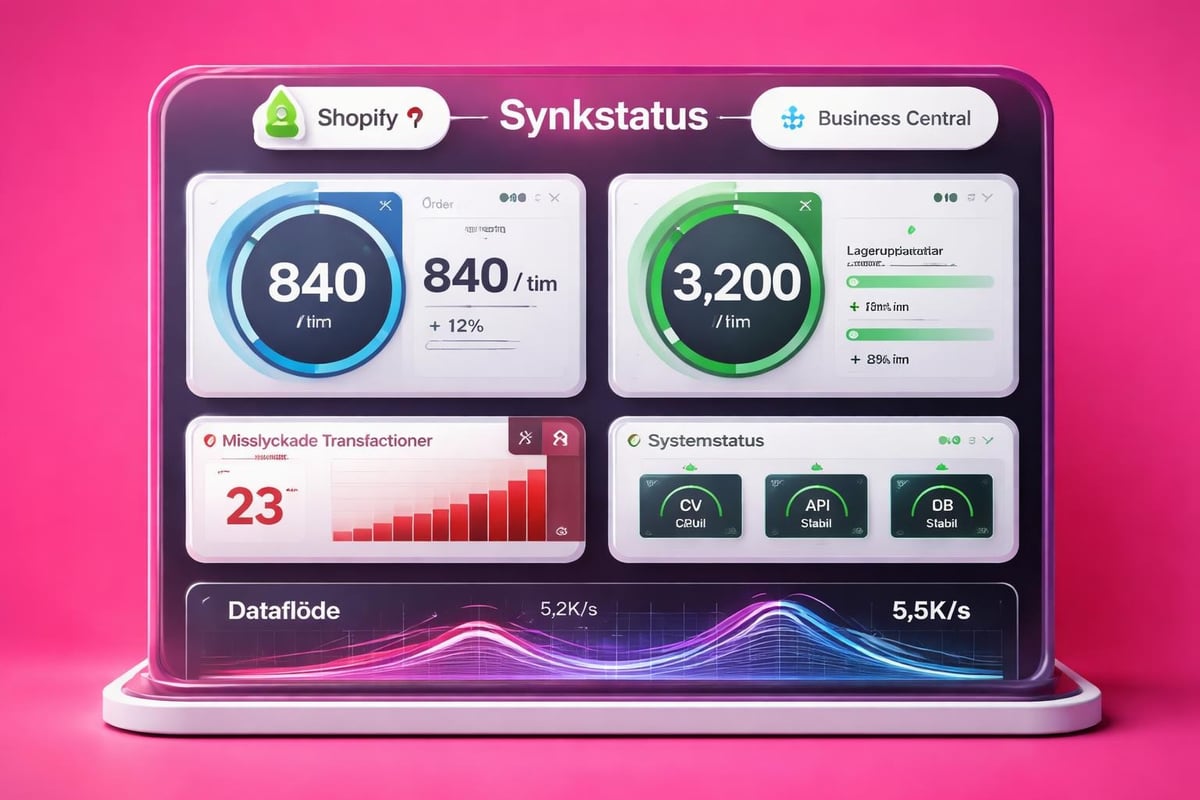 Shopify Integration Business Central: Guide 2026 3 Data synchronization monitoring