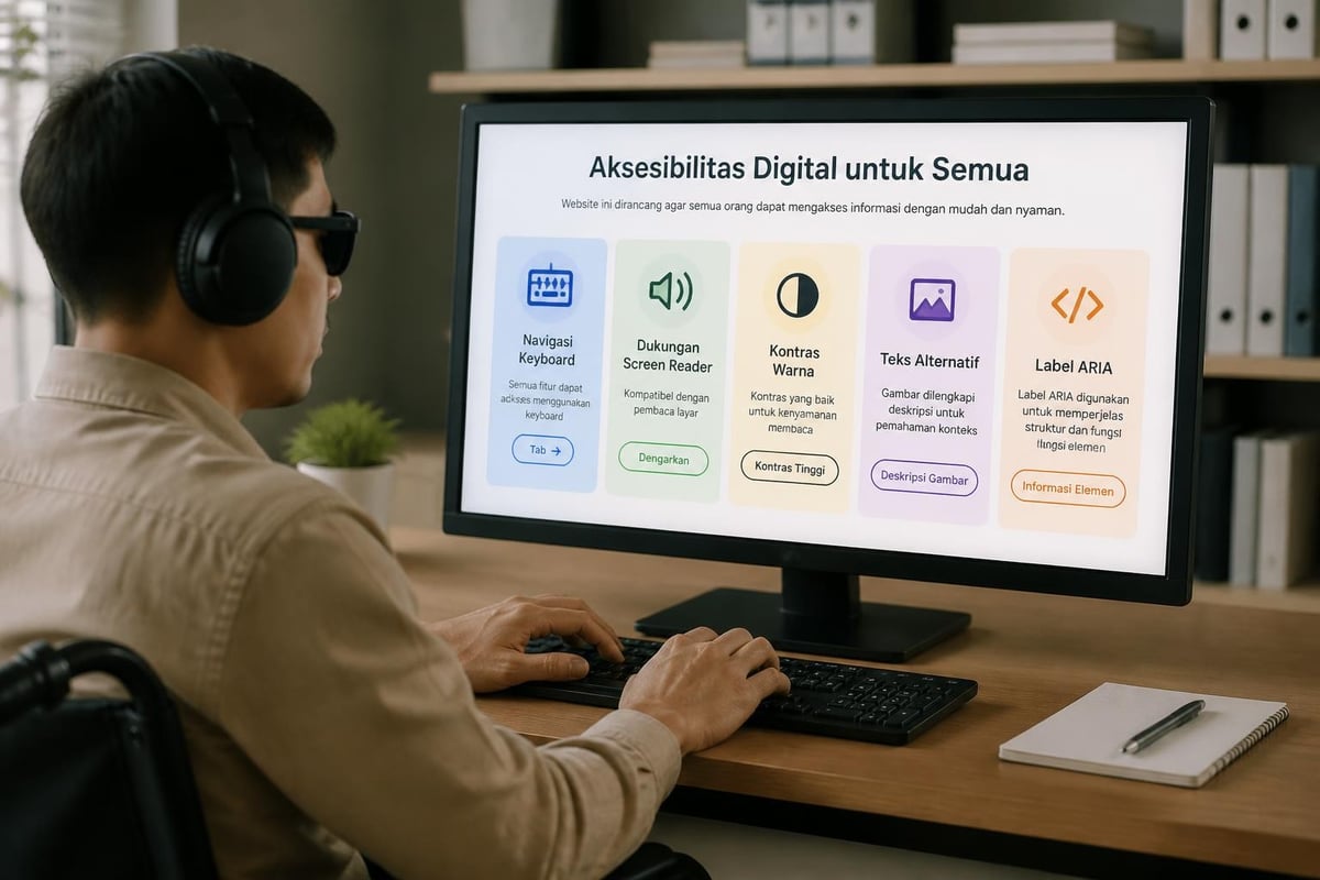 Website accessibility features