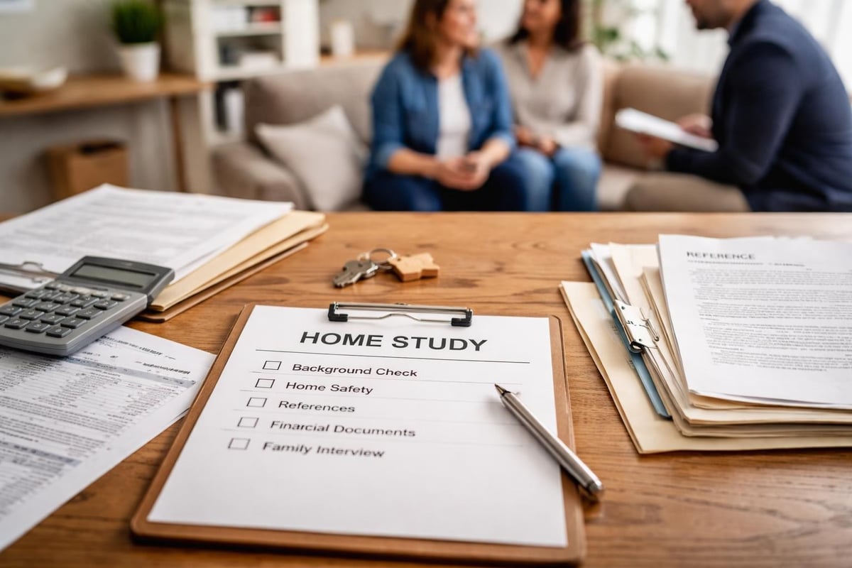 Home study preparation checklist