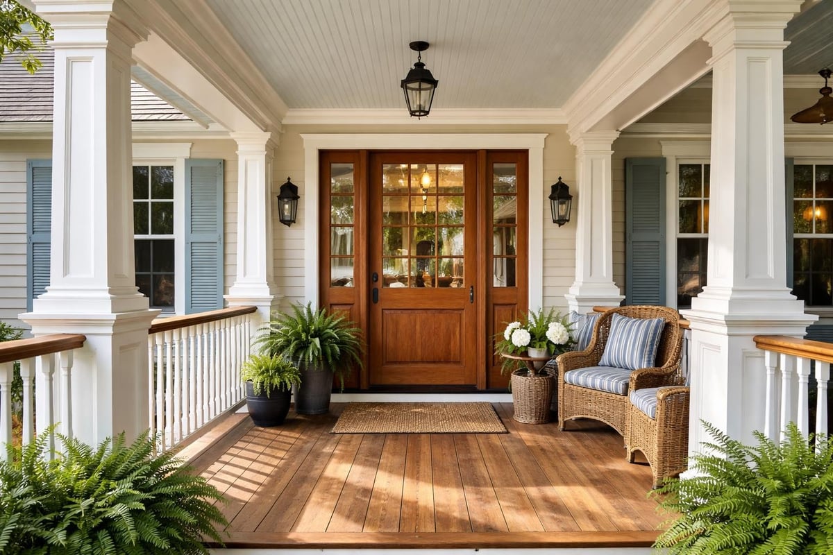 Porch architectural details