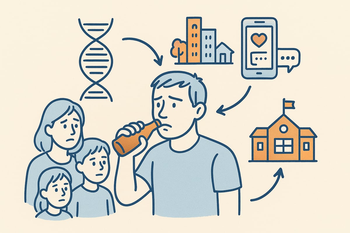 Cause della Dipendenza da Alcol: Fattori di Rischio nel 2025