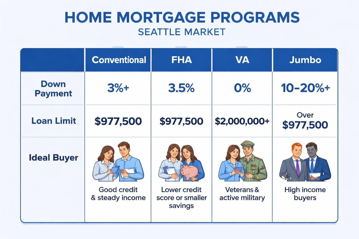 Mortgage types comparison