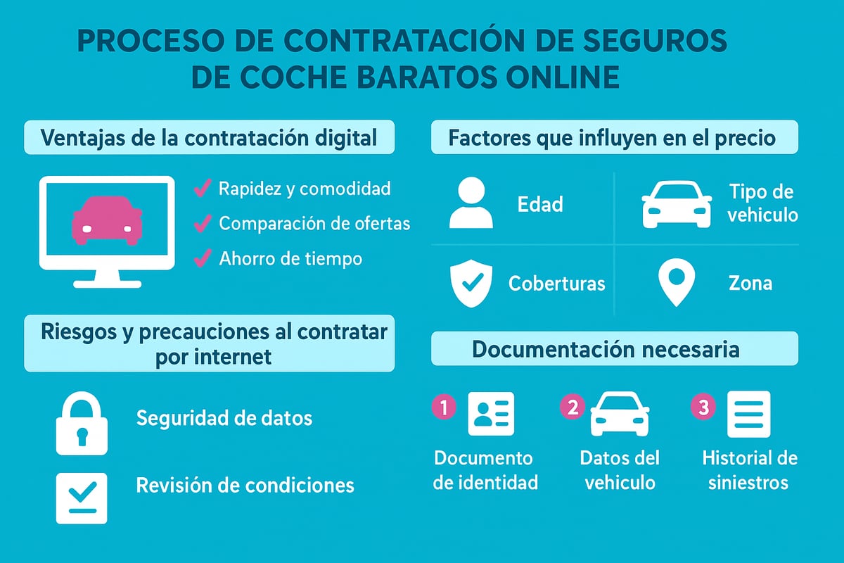 Cómo Funciona la Contratación de Seguros de Coche Online