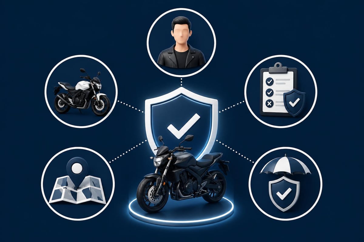 Factores en la tarificación de seguros de moto