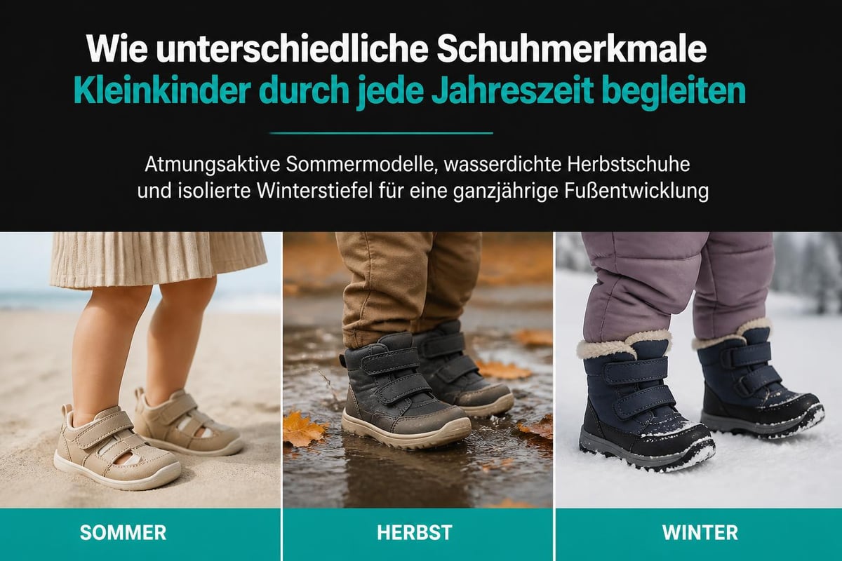 Jahreszeiten-spezifische Lauflernschuhe