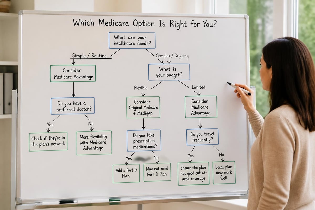 Insurance Medicare: Complete Guide for 2026 Coverage 3 Medicare decision flowchart