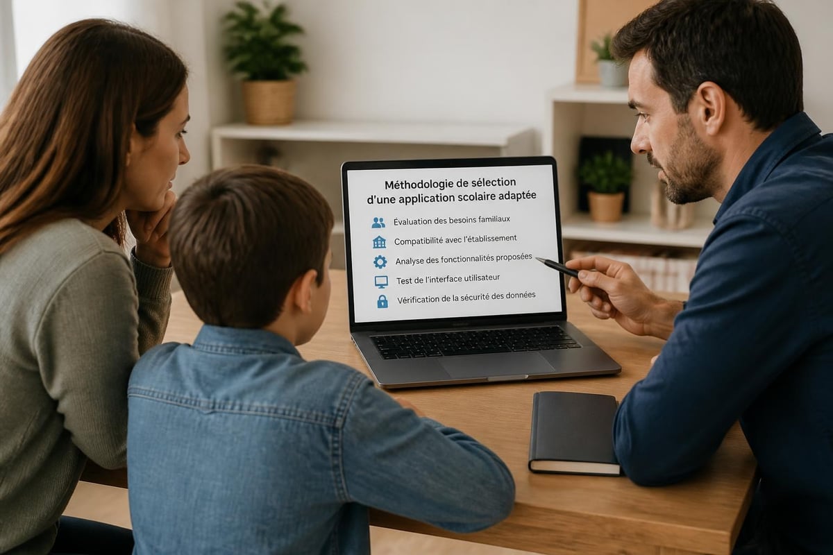 Processus de choix d'application scolaire