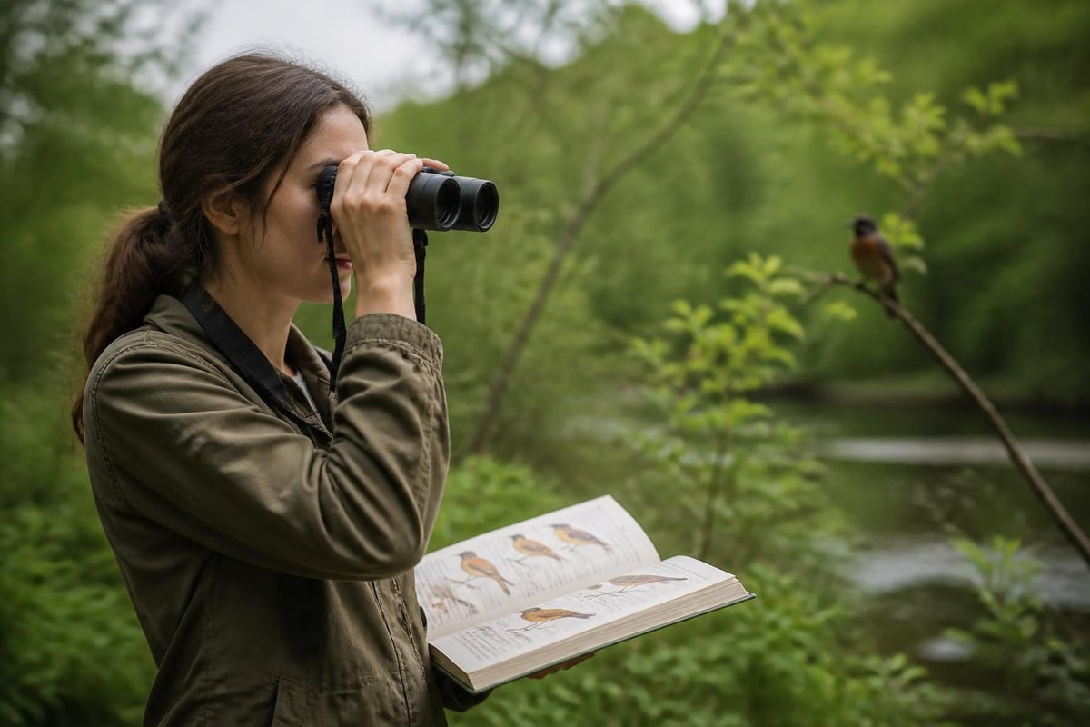 Bird watching field identification process