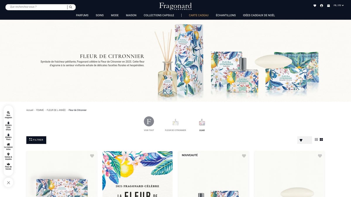 8 Idées Cadeaux Originales à Offrir en 2025 - Coffret Parfum Fleur de l’Année Fragonard