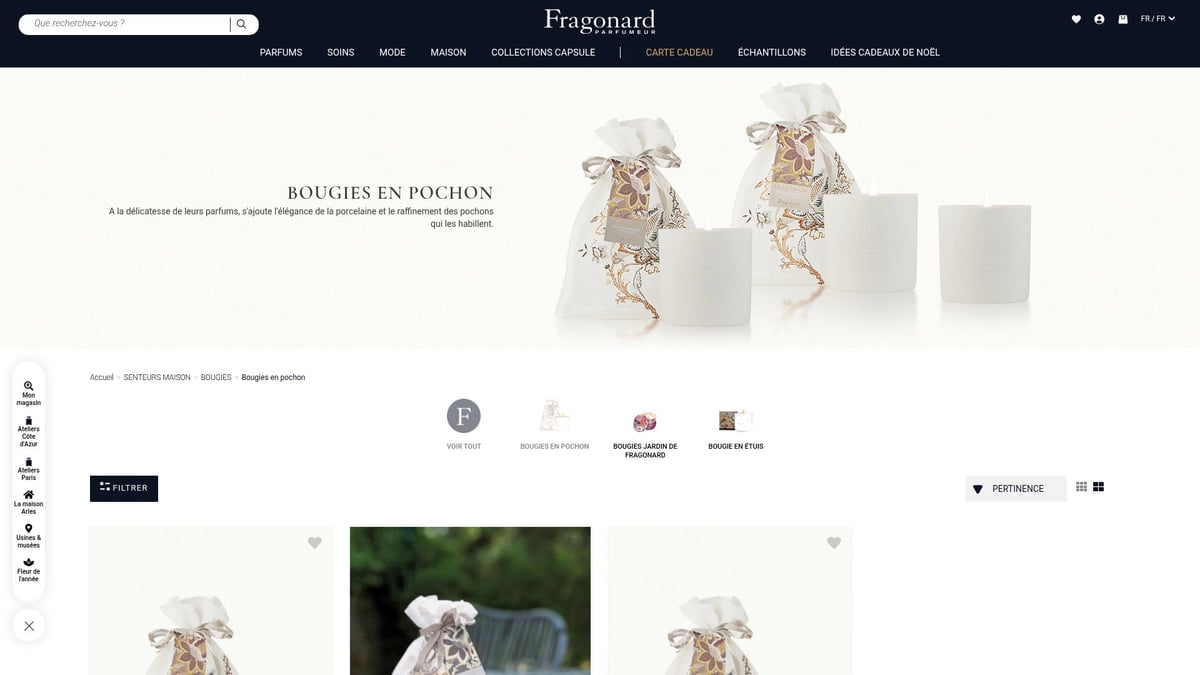 8 Idées Cadeaux Originales à Offrir en 2025 - Bougies Artisanales en Pochon Fragonard