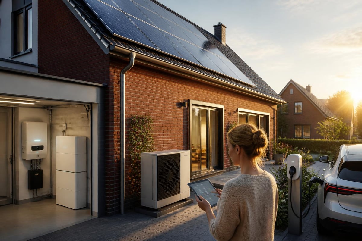 Geïntegreerd energiesysteem thuis