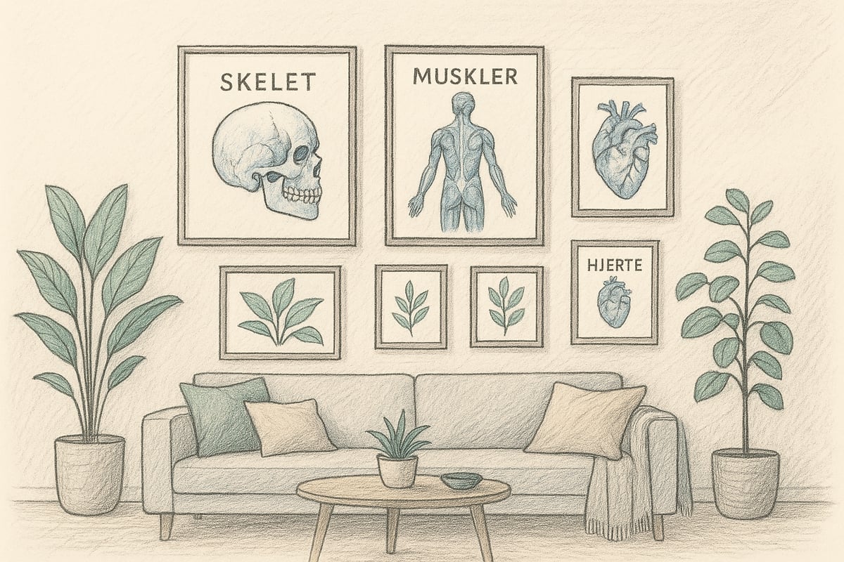 Indretning med Anatomi Plakater: Inspiration og Trends 2025