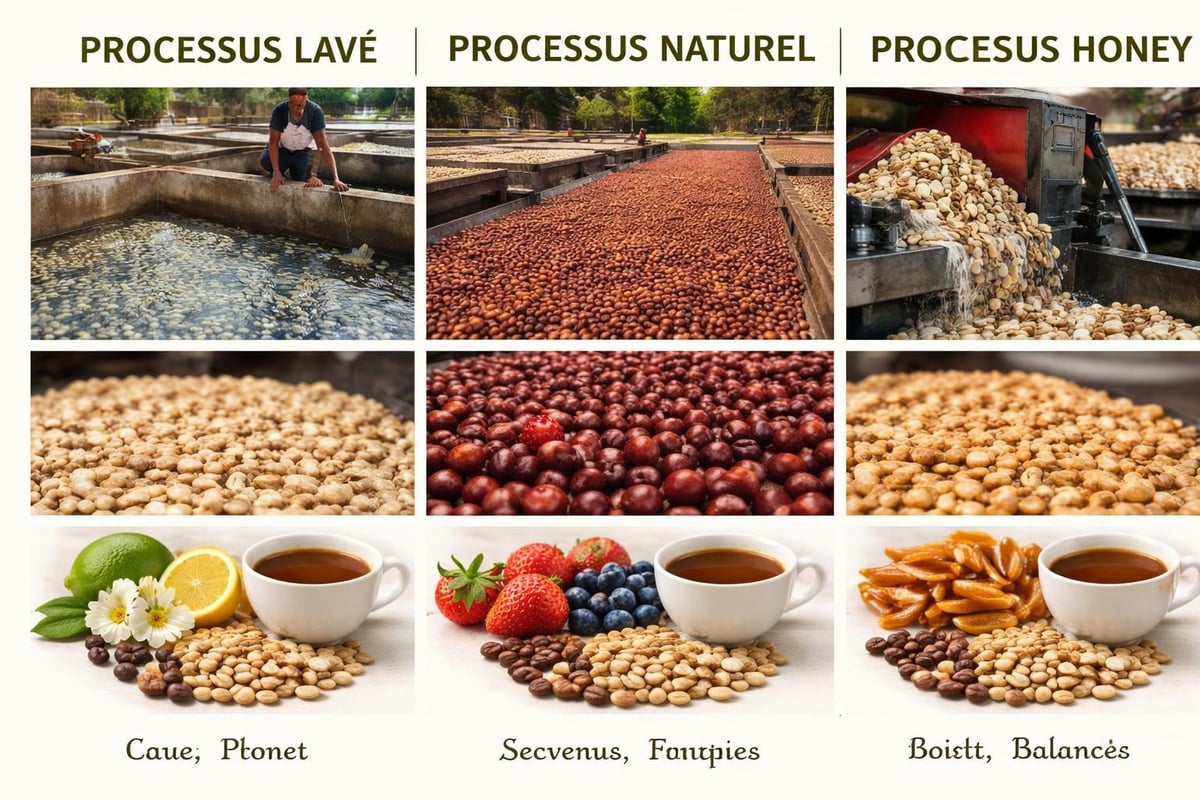 Méthodes traitement café