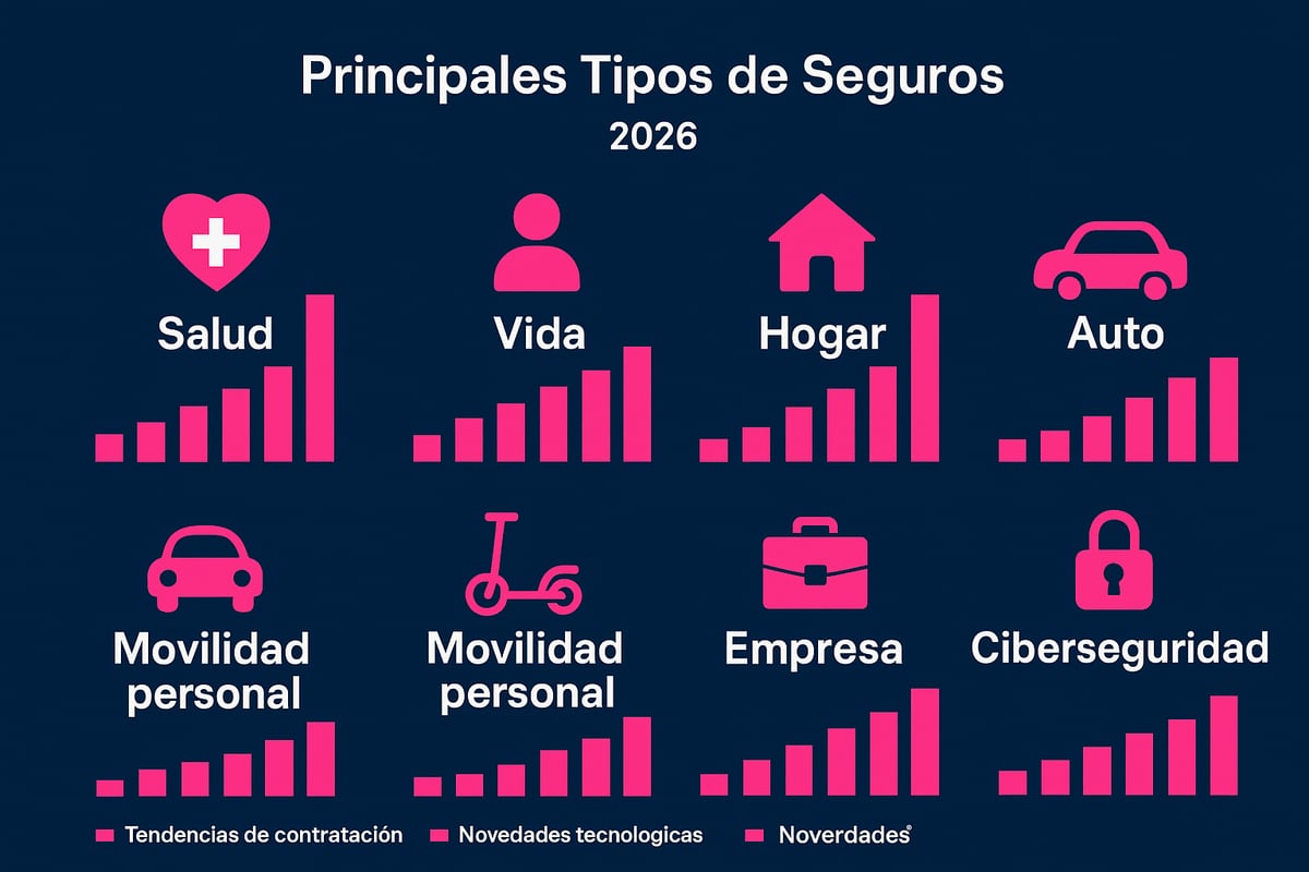 tipos de seguros esenciales para 2026