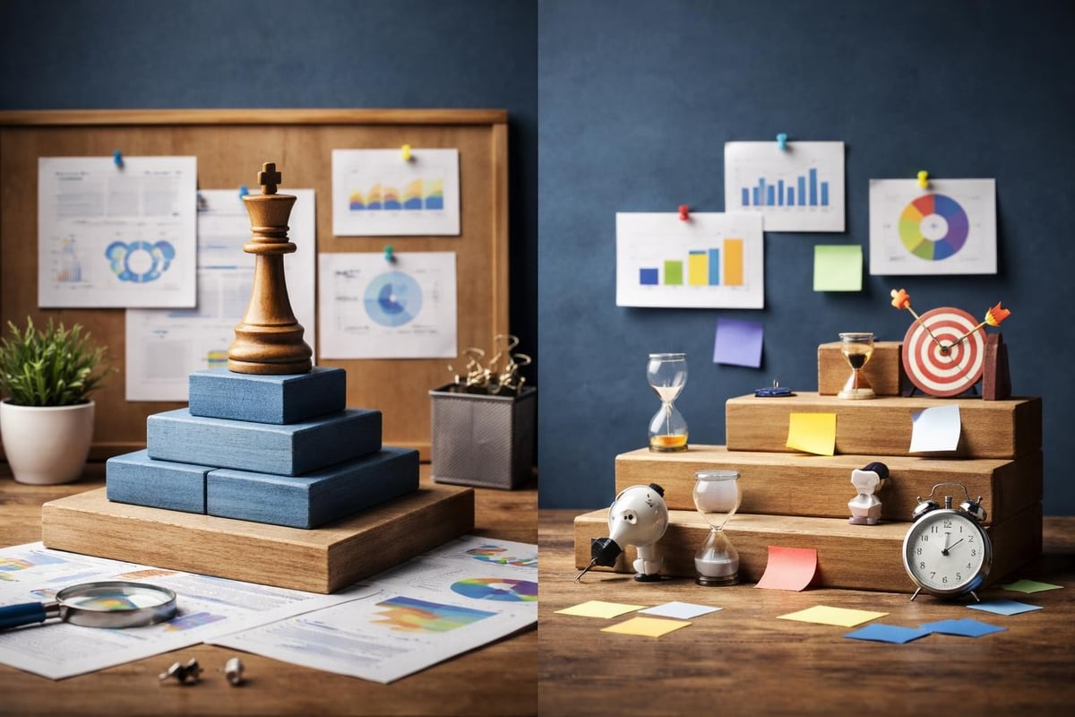 Marketing Strategie versus Taktik