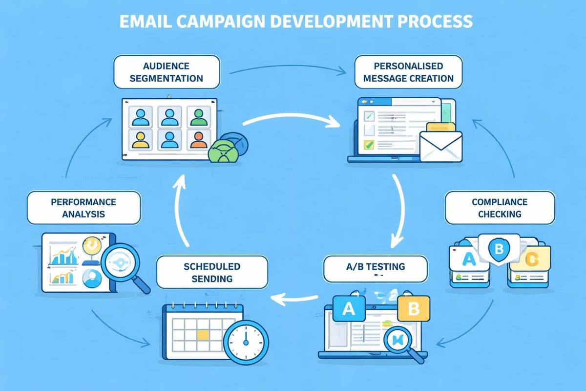 Email marketing campaign workflow