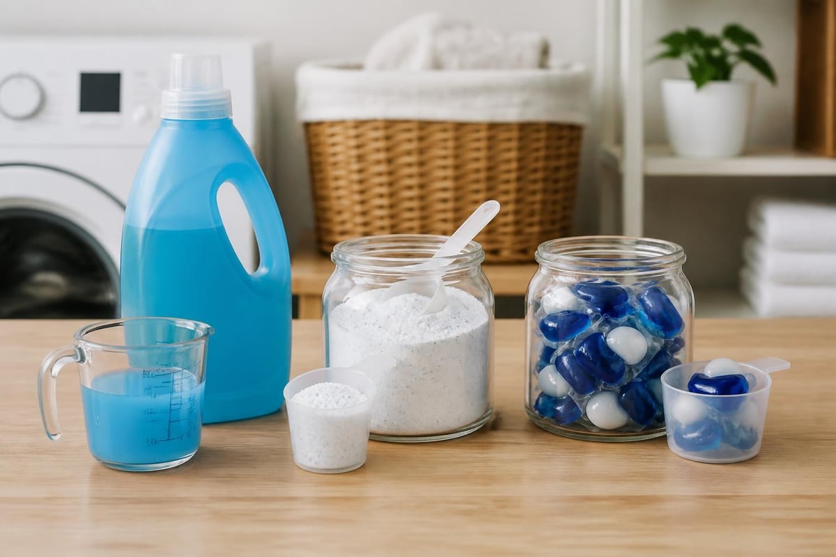 Different detergent formats