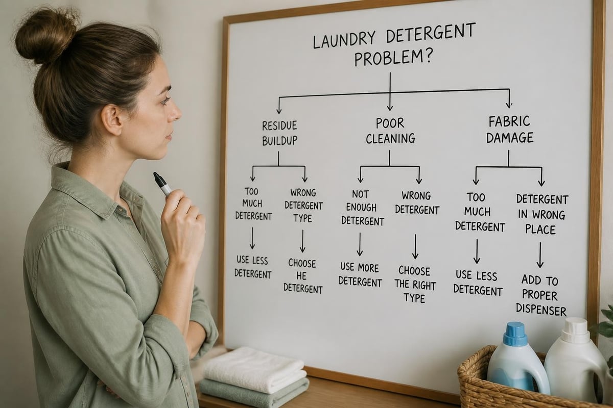 Laundry troubleshooting flowchart