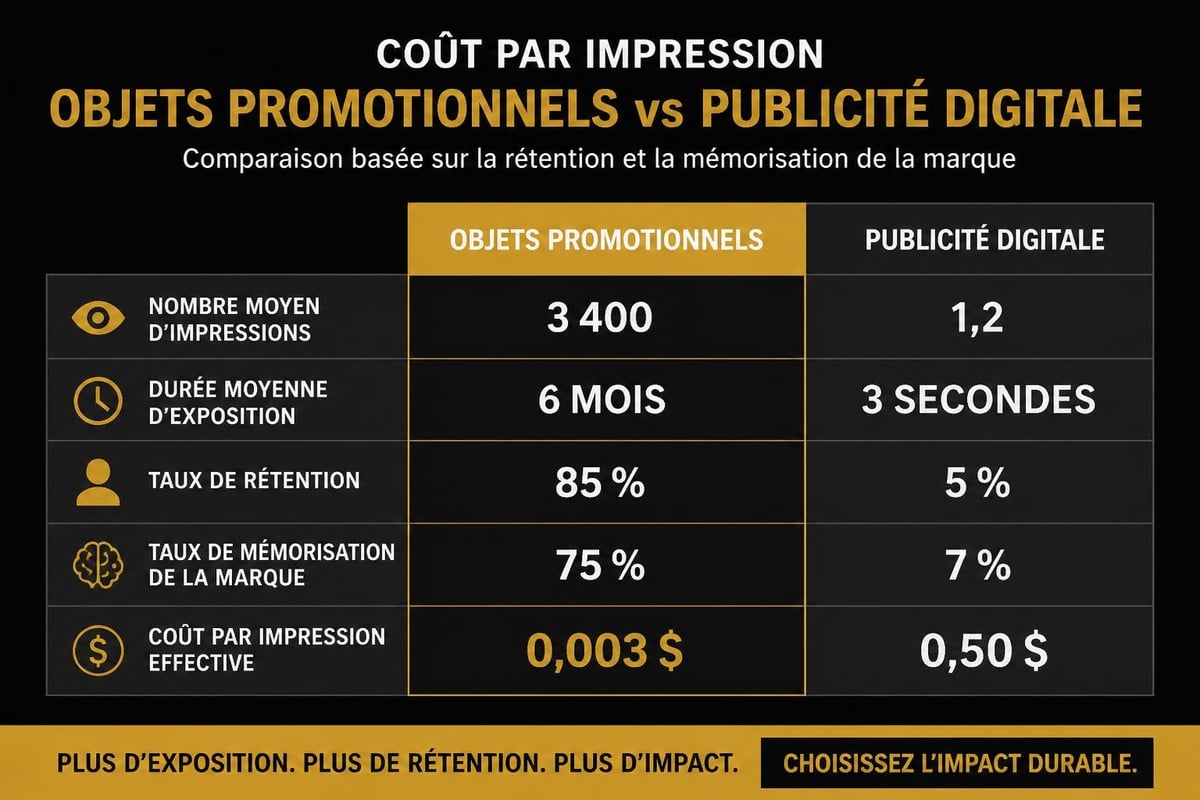 ROI calculation promotional items