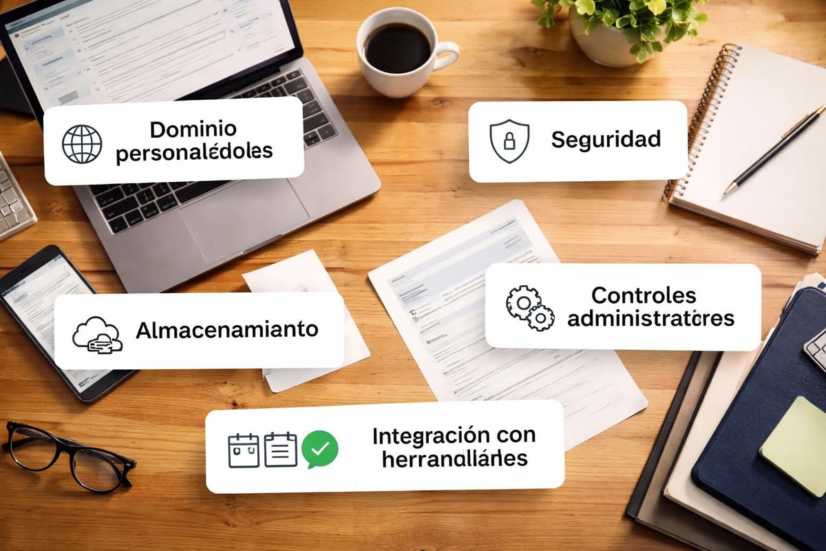 Elementos clave del correo empresarial