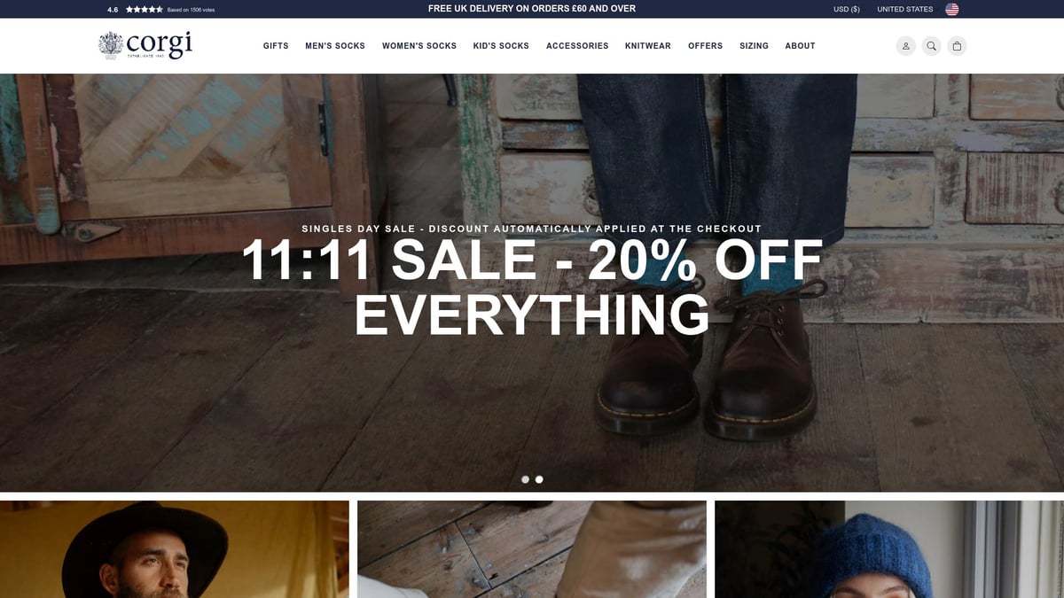 9 Must-Have Luxury Gift Socks for Stylish Gifting in 2025 - Corgi Hosiery Merino Wool Socks