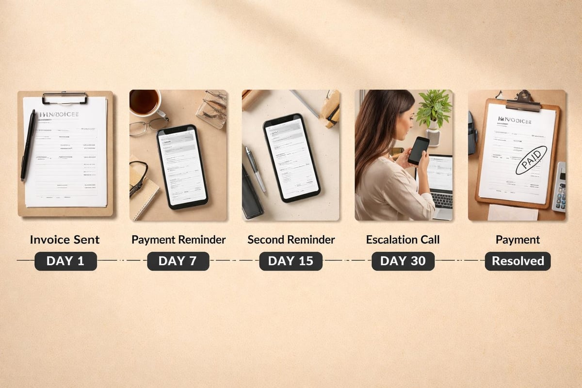 Customer communication timeline