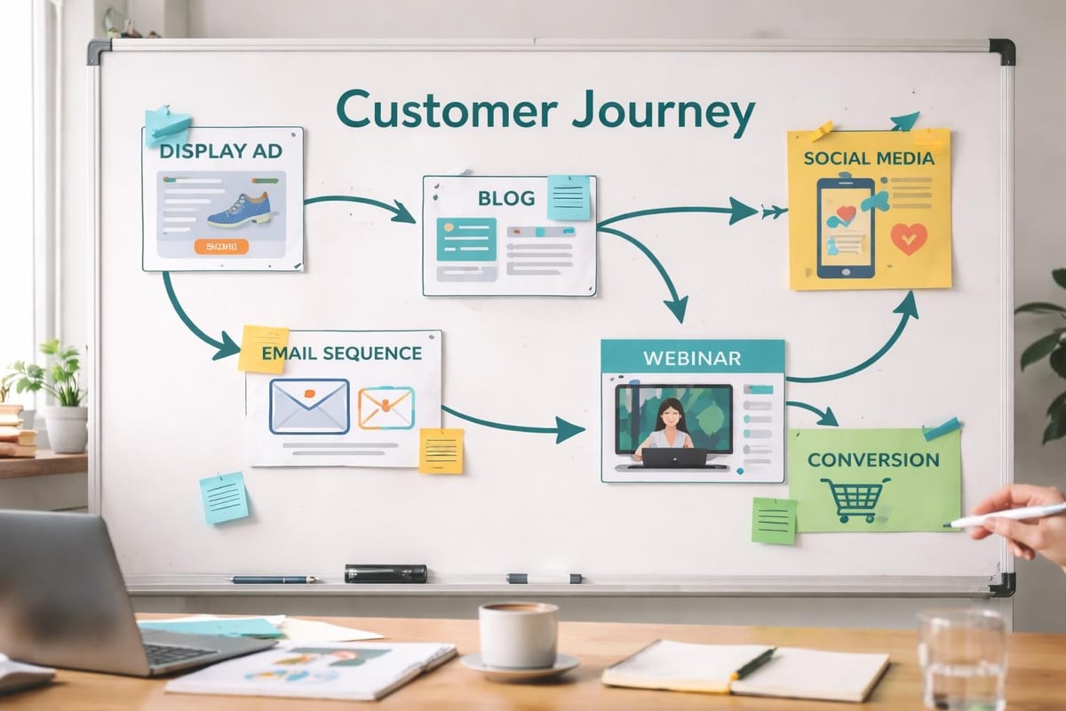 Multi-touch attribution customer journey
