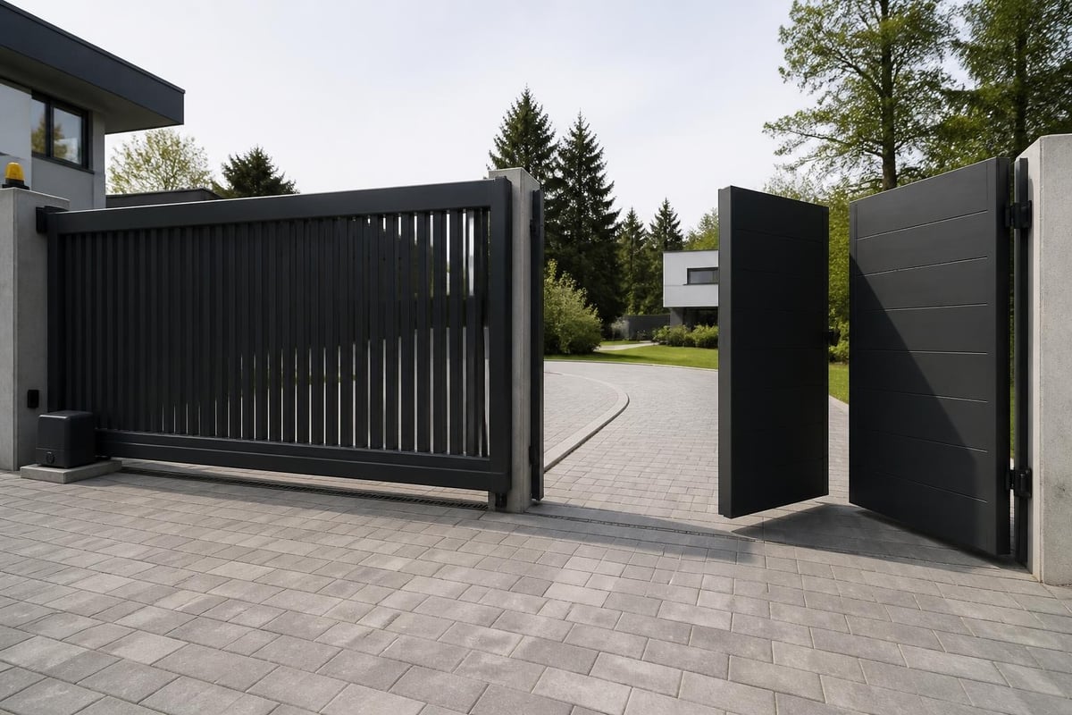 Slide gate vs swing gate comparison