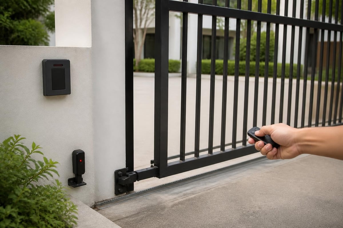 Gate safety features diagram