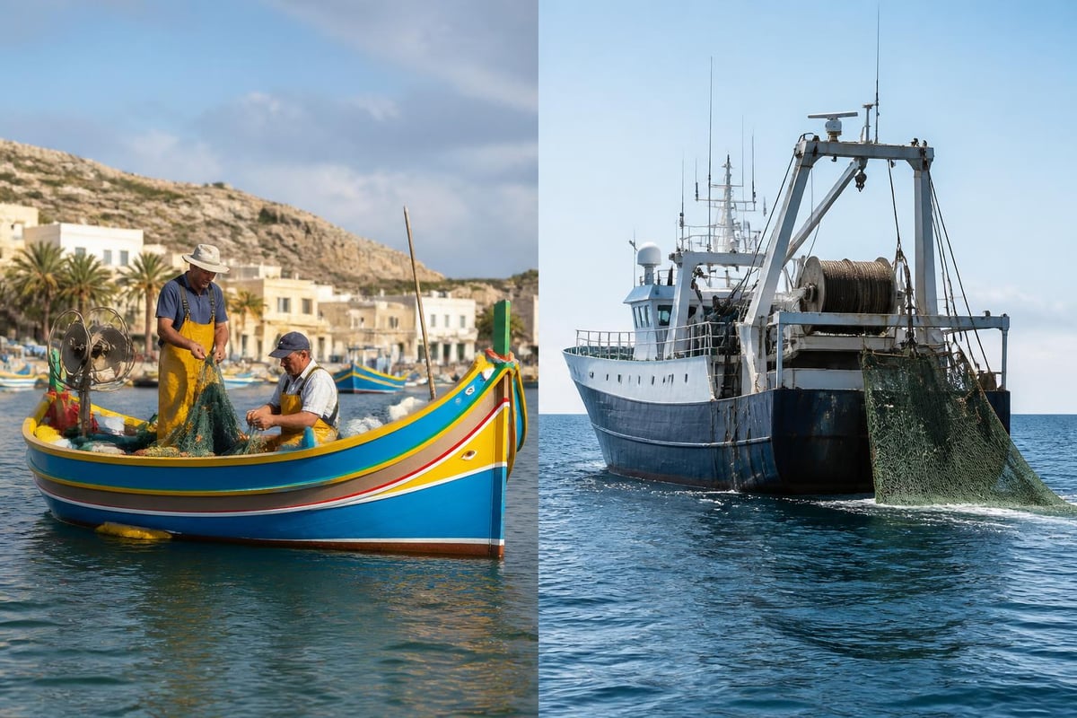 Comparing fishing boat rental types