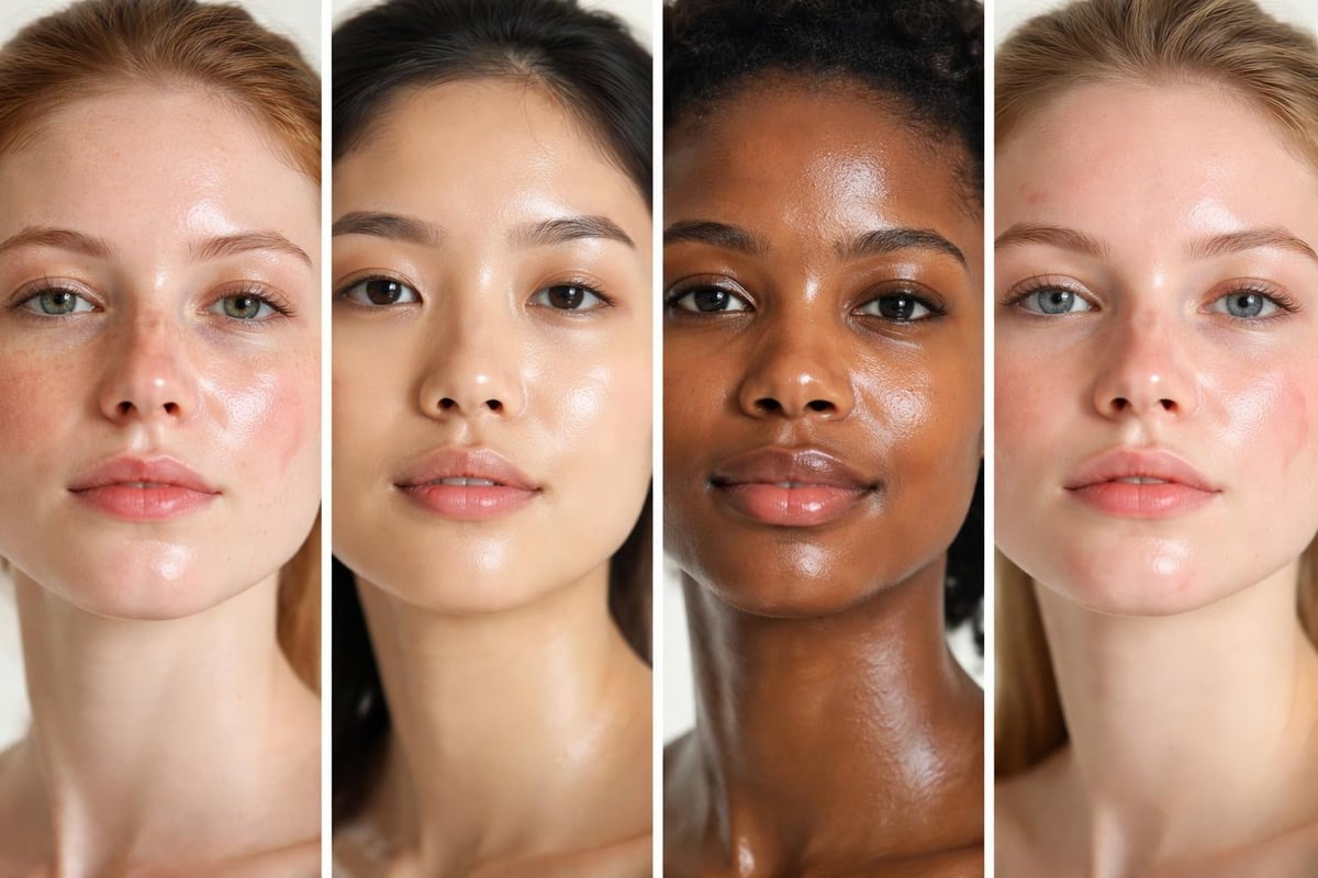 Skin type characteristics