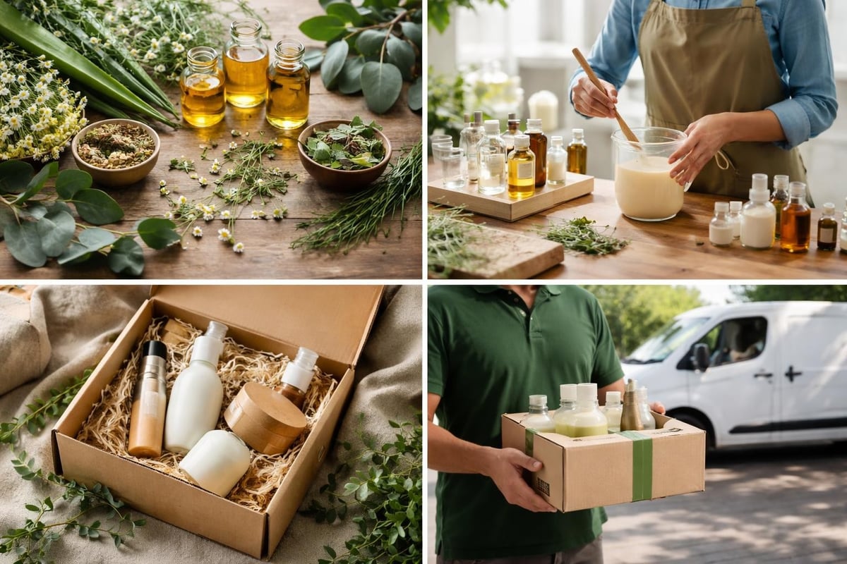 Sustainable skincare production