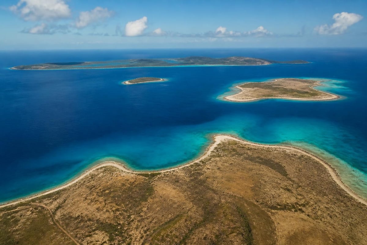 Bonaire's position in Caribbean