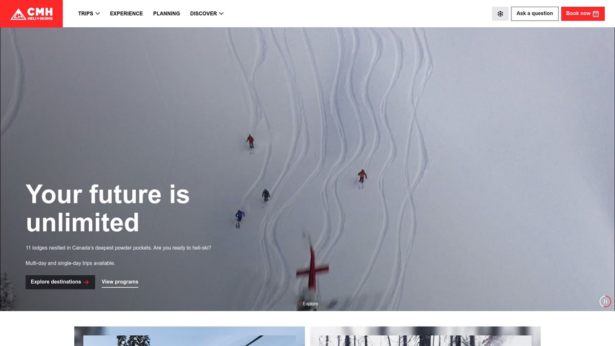 7 Fantastiska Bästa Heliskiing Områden i Kanada 2025 - CMH Heli-Skiing – Bugaboos, Revelstoke & Cariboos, British Columbia