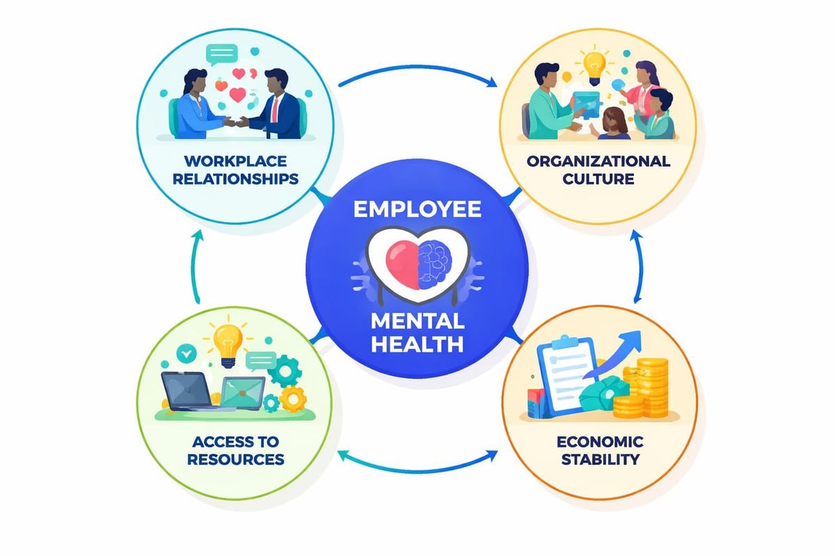 Social determinants of workplace mental health