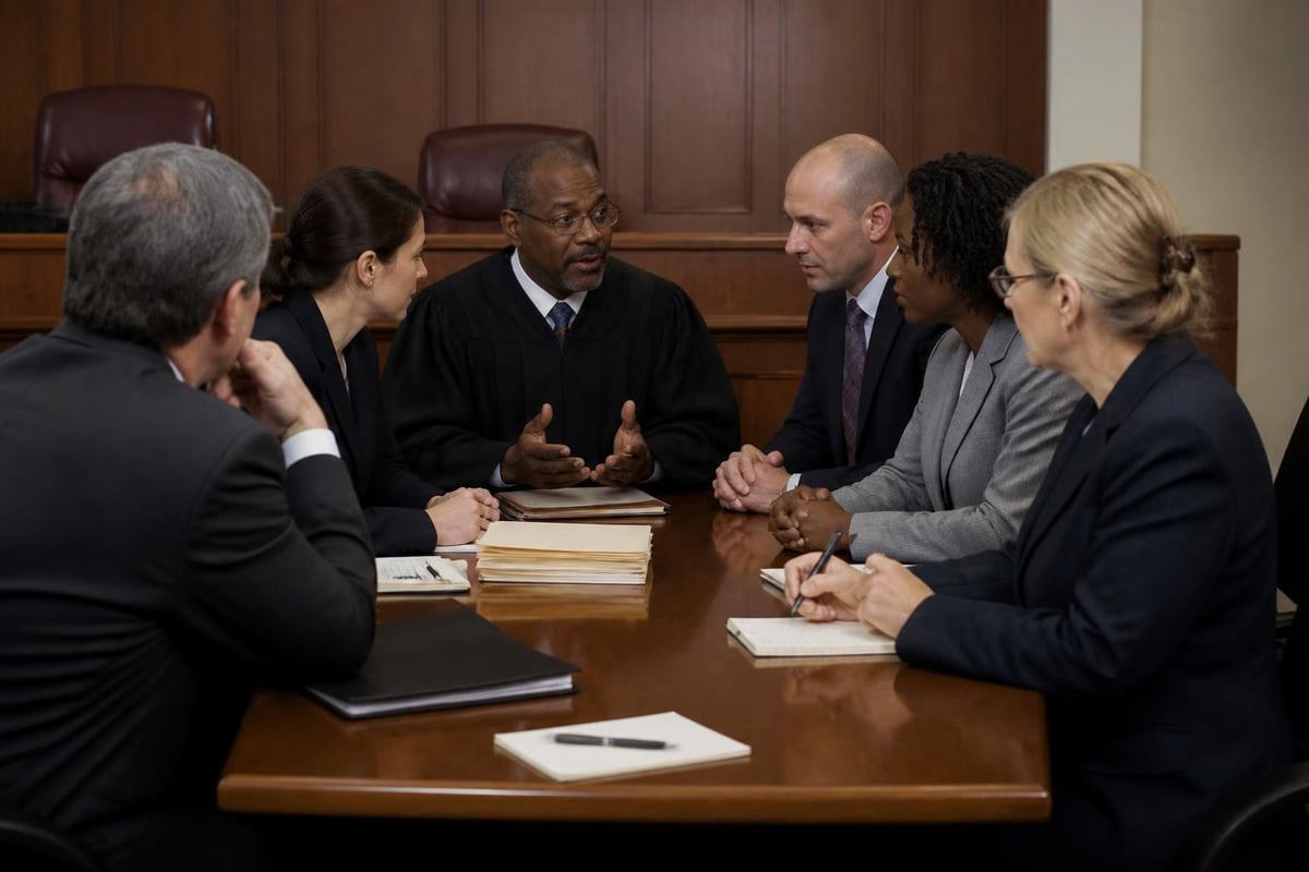 Mental health court team structure