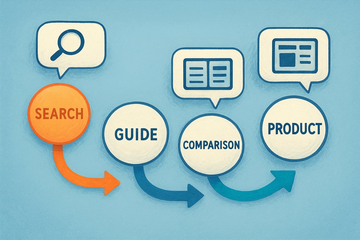 Cartographier les intentions de recherche sur le parcours utilisateur
