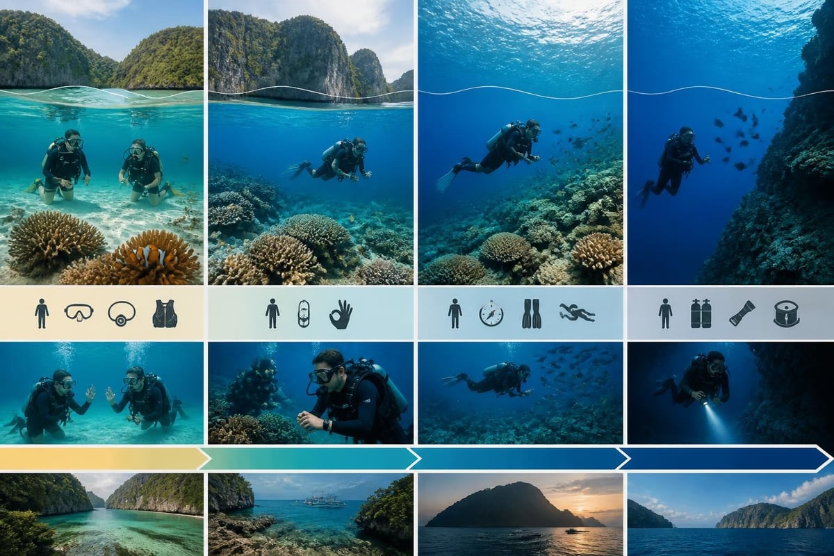Diver skill progression