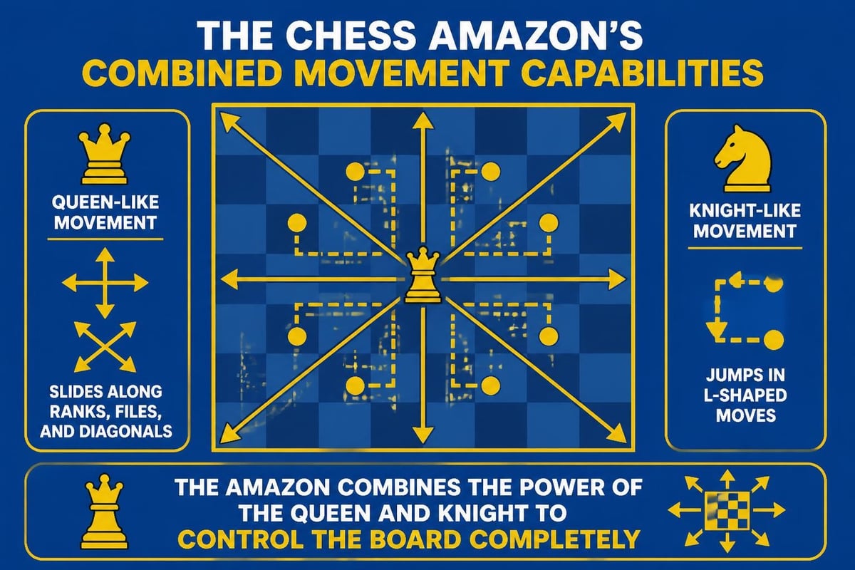 Chess amazon movement pattern