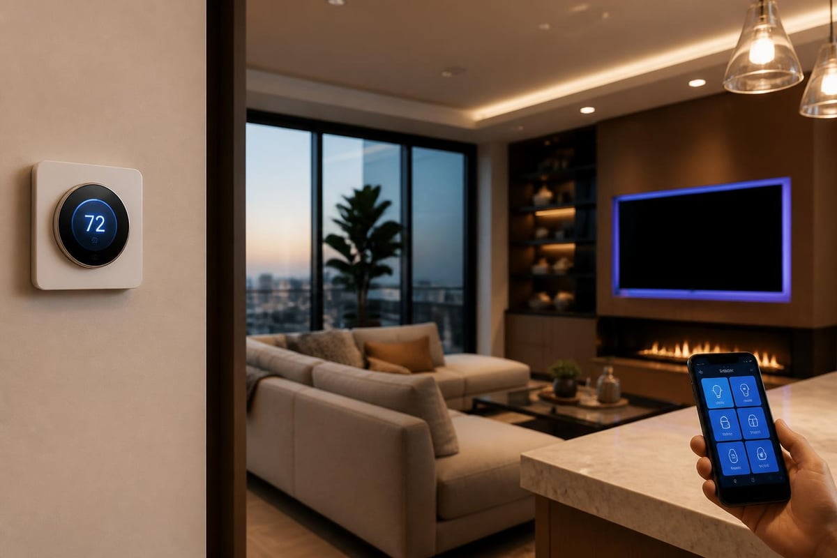 Smart home integration in apartments