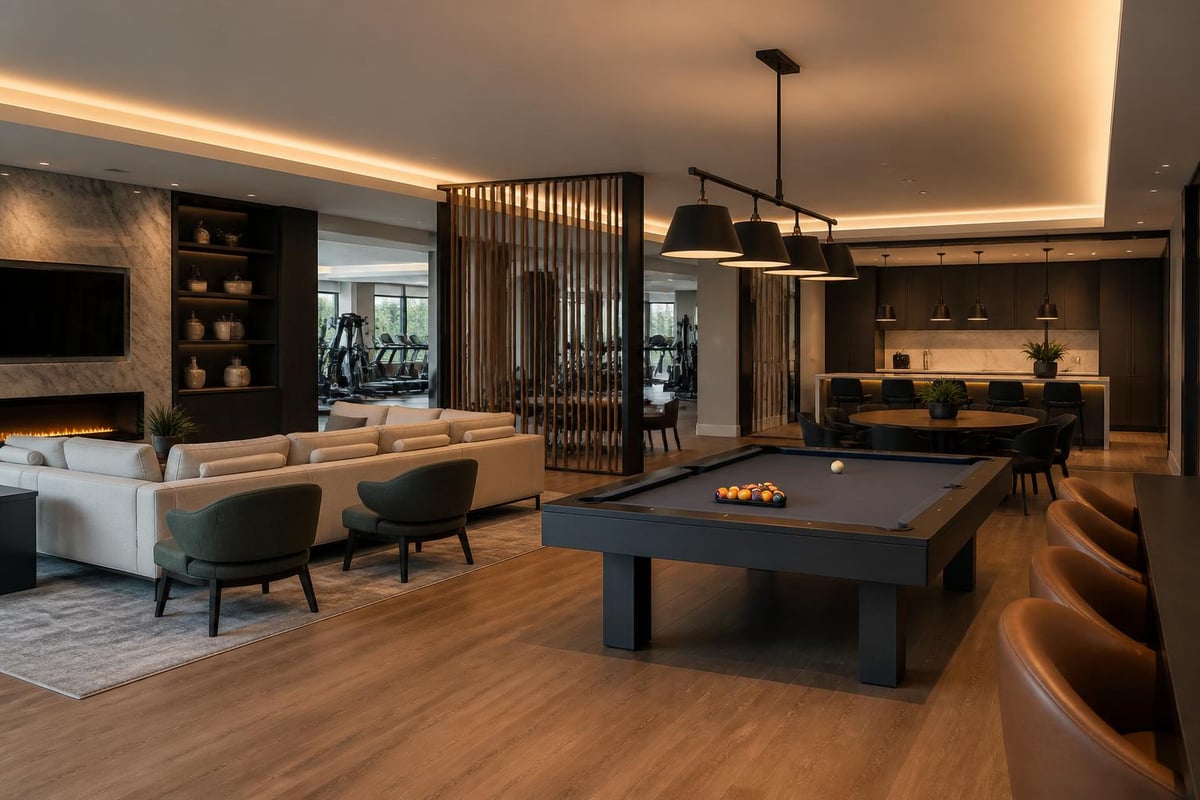 Luxury apartment amenity ecosystem