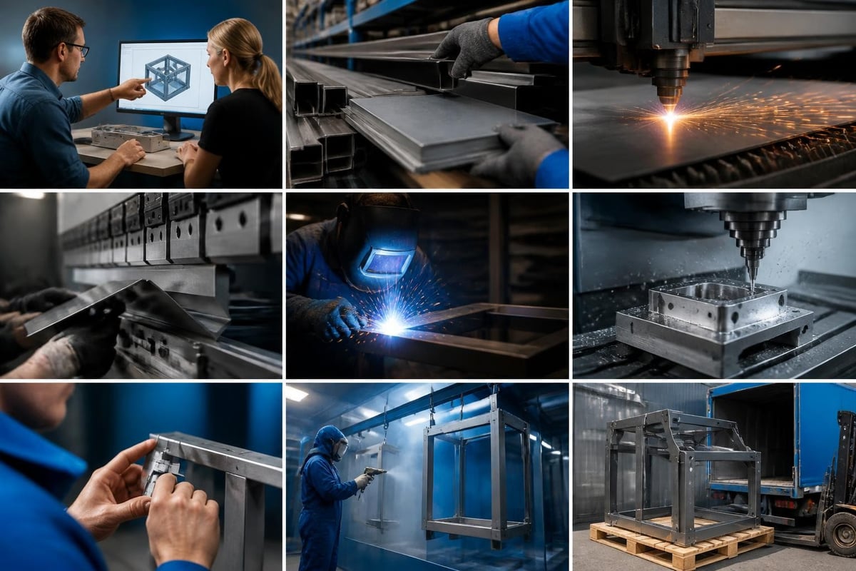 Custom fabrication process steps
