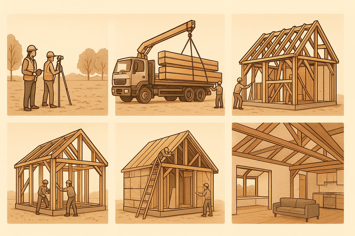 Step-by-Step Construction Process for Oak Framed Homes